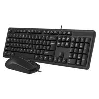 Набор компьютерный клавиатура + мышь A4TECH KK-3330 клав:черный мышь:черный USB