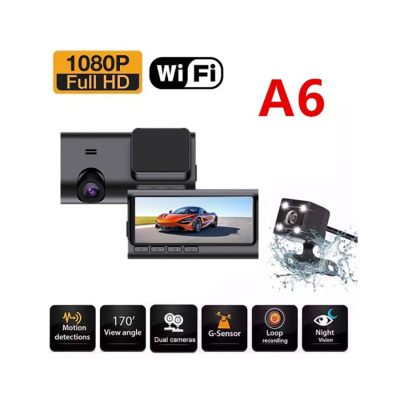 Видеорегистратор автомобильный FaizFull DVR-A6 Wi-Fi